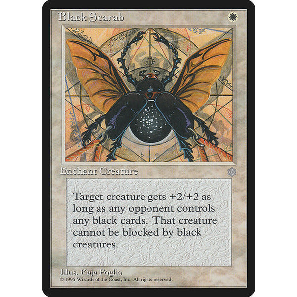 Magic: The Gathering Black Scarab (006) Moderately Played