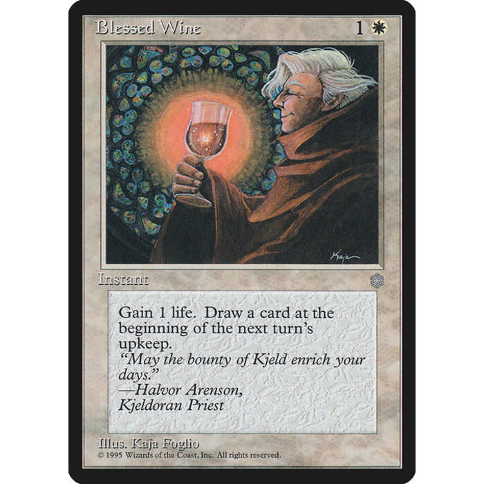 Magic: The Gathering Blessed Wine (007) Lightly Played