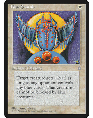 Magic: The Gathering Blue Scarab (009) Lightly Played