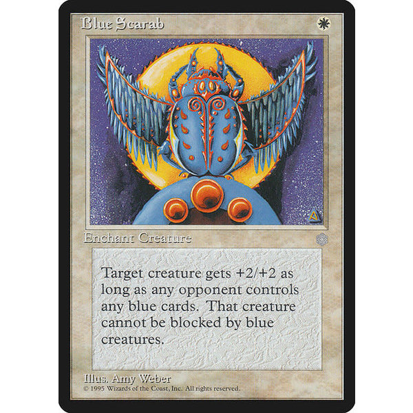 Magic: The Gathering Blue Scarab (009) Lightly Played