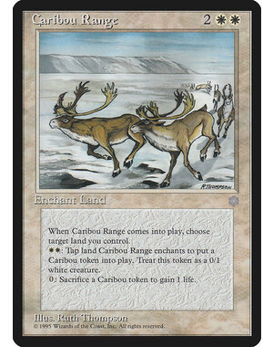 Magic: The Gathering Caribou Range (011) Lightly Played