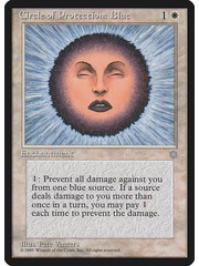 Magic: The Gathering Circle of Protection: Blue (013) Heavily Played
