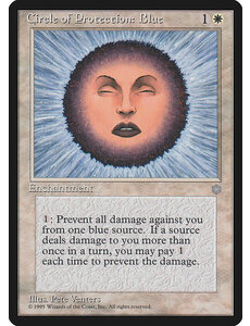 Magic: The Gathering Circle of Protection: Blue (013) Heavily Played