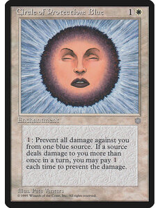 Magic: The Gathering Circle of Protection: Blue (013) Lightly Played