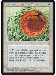 Magic: The Gathering Circle of Protection: Green (014) Moderately Played