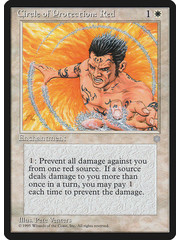 Magic: The Gathering Circle of Protection: Red (015) Heavily Played