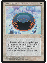 Magic: The Gathering Circle of Protection: White (016) Lightly Played