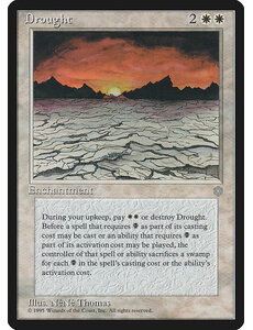 Magic: The Gathering Drought (021) Moderately Played