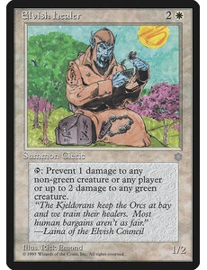 Magic: The Gathering Elvish Healer (022) Lightly Played