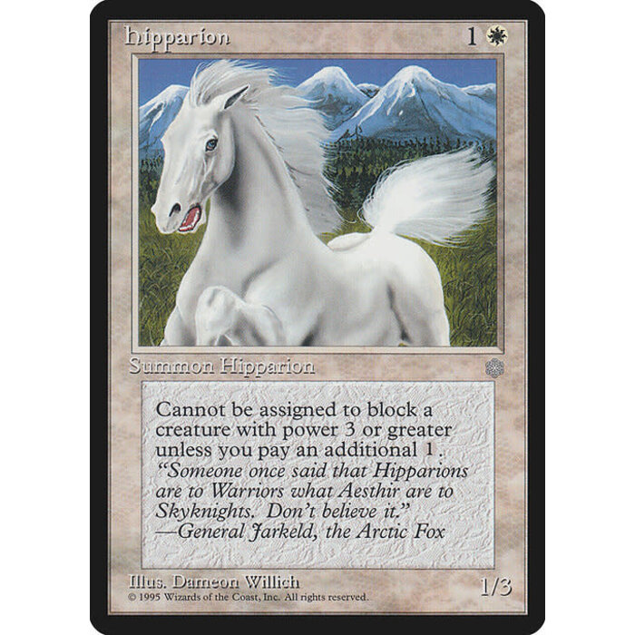 Magic: The Gathering Hipparion (031) Moderately Played