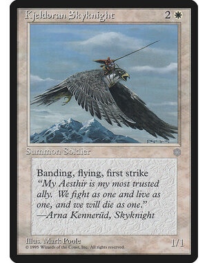 Magic: The Gathering Kjeldoran Skyknight (040) Heavily Played