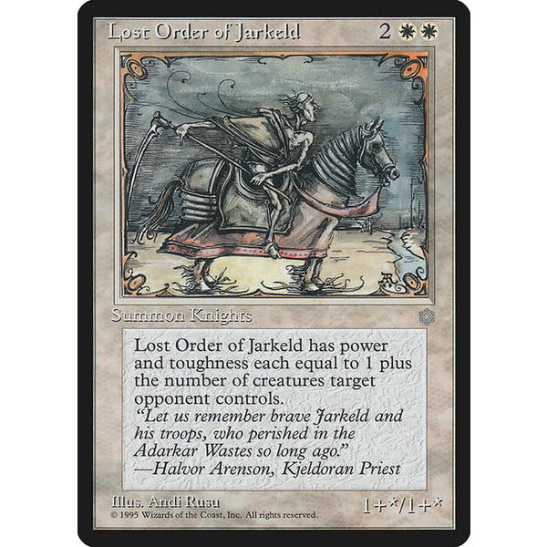 Magic: The Gathering Lost Order of Jarkeld (043) Moderately Played