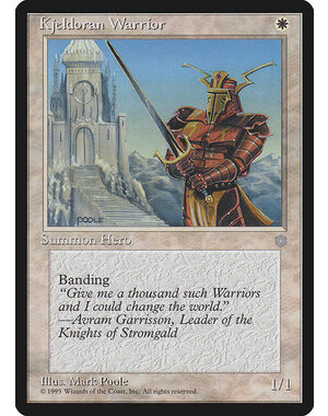 Magic: The Gathering Kjeldoran Warrior (041) Heavily Played