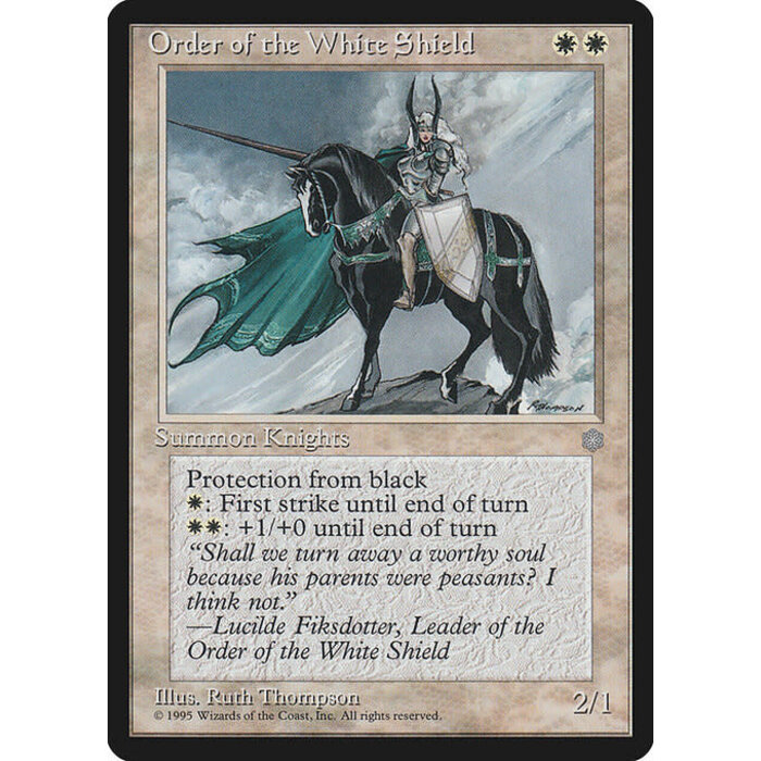 Magic: The Gathering Order of the White Shield (046) Lightly Played
