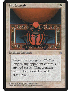 Magic: The Gathering Red Scarab (049) Lightly Played