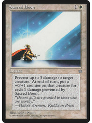 Magic: The Gathering Sacred Boon (050) Lightly Played