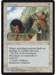 Magic: The Gathering Warning (055) Lightly Played