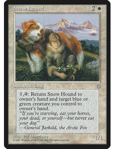 Magic: The Gathering Snow Hound (053) Moderately Played