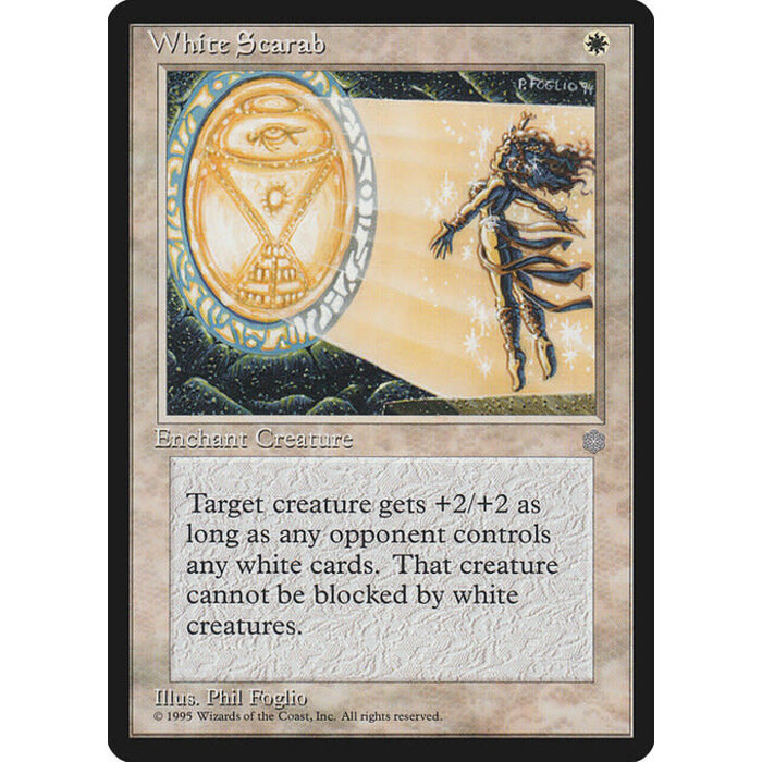 Magic: The Gathering White Scarab (056) Lightly Played