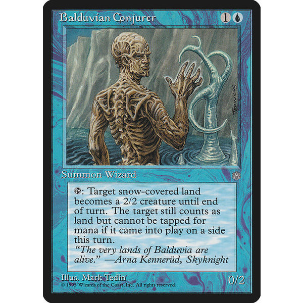 Magic: The Gathering Balduvian Conjurer (058) Lightly Played