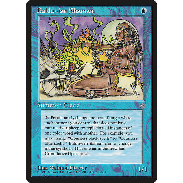 Magic: The Gathering Balduvian Shaman (059) Lightly Played