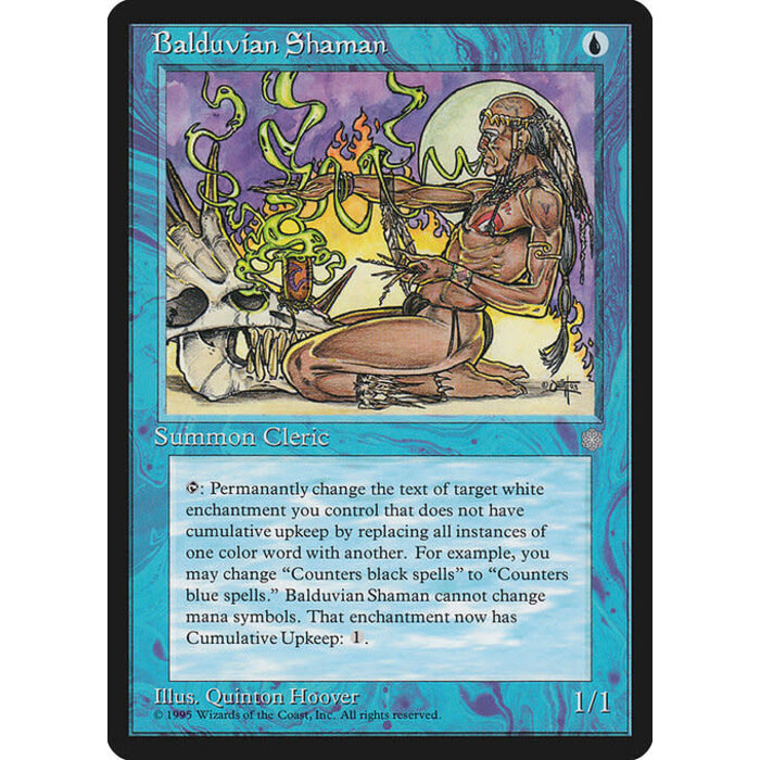 Magic: The Gathering Balduvian Shaman (059) Lightly Played
