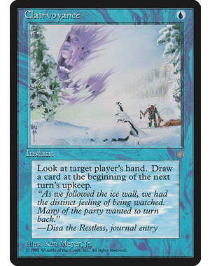 Magic: The Gathering Clairvoyance (063) Heavily Played
