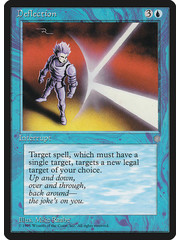 Magic: The Gathering Deflection (065) Moderately Played