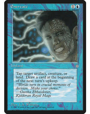 Magic: The Gathering Enervate (067) Heavily Played