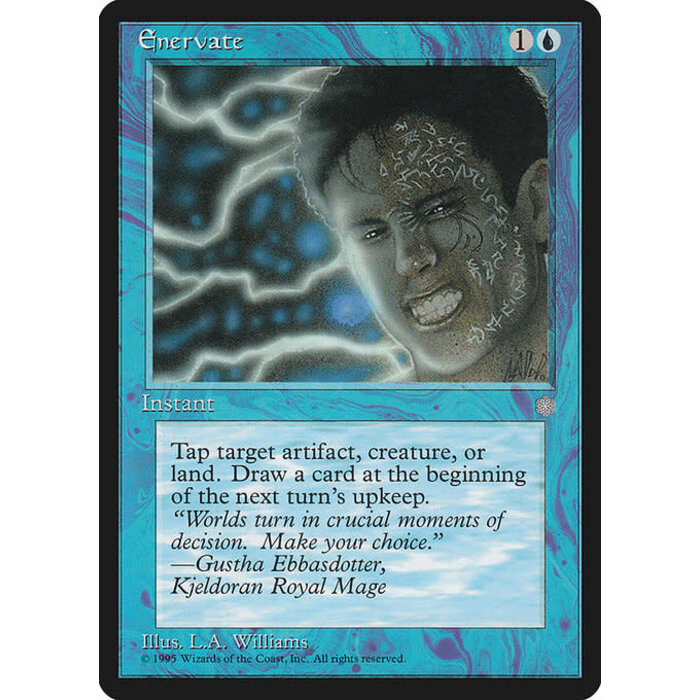 Magic: The Gathering Enervate (067) Lightly Played