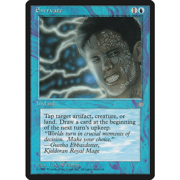 Magic: The Gathering Enervate (067) Moderately Played