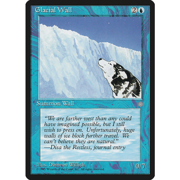 Magic: The Gathering Glacial Wall (071) Lightly Played