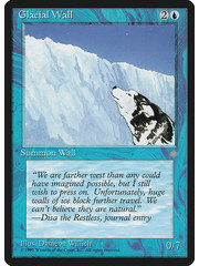 Magic: The Gathering Glacial Wall (071) Moderately Played