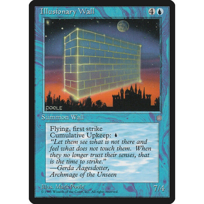 Magic: The Gathering Illusionary Wall (078) Lightly Played