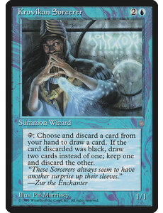 Magic: The Gathering Krovikan Sorcerer (081) Lightly Played