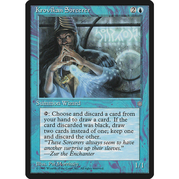 Magic: The Gathering Krovikan Sorcerer (081) Lightly Played