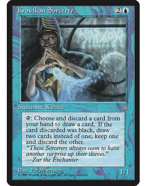 Magic: The Gathering Krovikan Sorcerer (081) Moderately Played