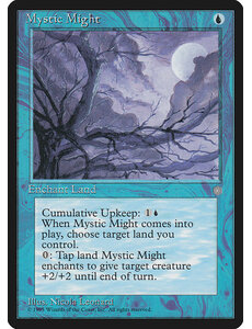 Magic: The Gathering Mystic Might (086) Lightly Played