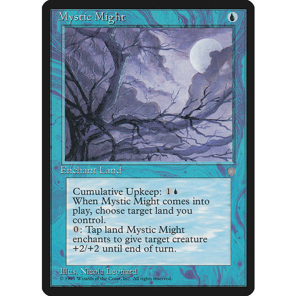 Magic: The Gathering Mystic Might (086) Moderately Played