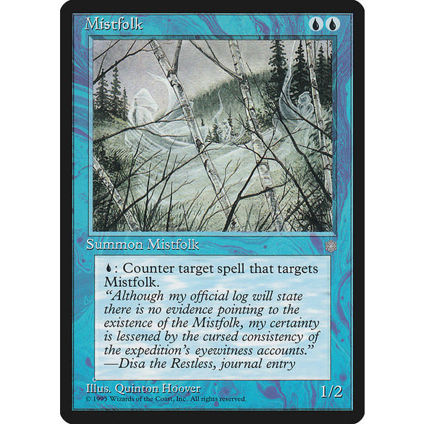 Magic: The Gathering Mistfolk (084) Moderately Played