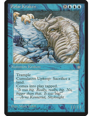 Magic: The Gathering Polar Kraken (089) Heavily Played