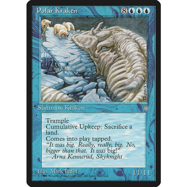 Magic: The Gathering Polar Kraken (089) Heavily Played