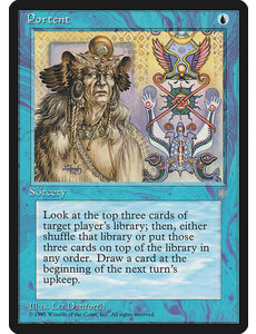 Magic: The Gathering Portent (090) Heavily Played