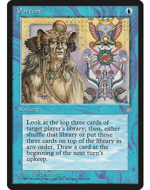 Magic: The Gathering Portent (090) Heavily Played