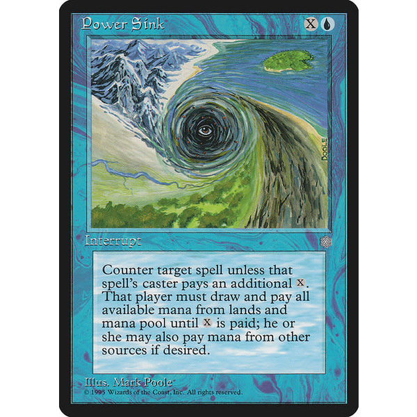 Magic: The Gathering Power Sink (091) Moderately Played