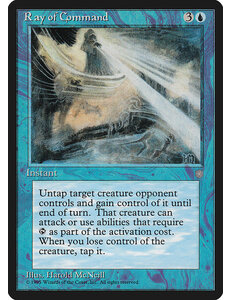 Magic: The Gathering Ray of Command (092) Heavily Played