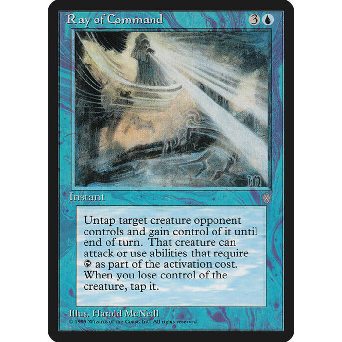 Magic: The Gathering Ray of Command (092) Heavily Played