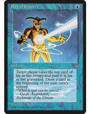 Magic: The Gathering Ray of Erasure (093) Moderately Played
