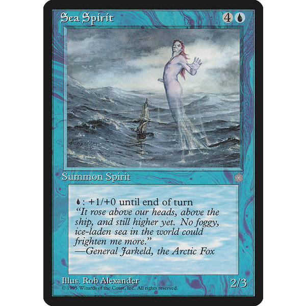 Magic: The Gathering Sea Spirit (095) Moderately Played