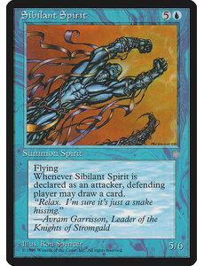 Magic: The Gathering Sibilant Spirit (097) Moderately Played